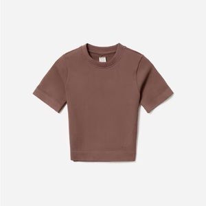 NWT Everlane The Seamless Tee in Acorn